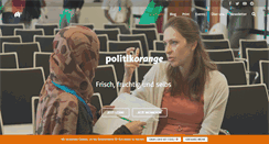 Desktop Screenshot of politikorange.de