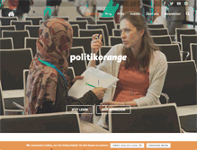 Tablet Screenshot of politikorange.de